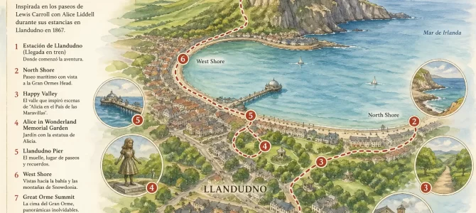 La Ruta de Alicia en Llandudno