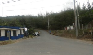 Cruce de Coris, en la ruta Patarrá-Coris
